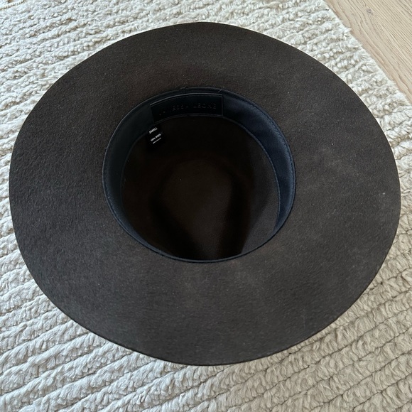 Janessa Leone Auggie Dark Olive Felt Hat - Picture 3 of 7